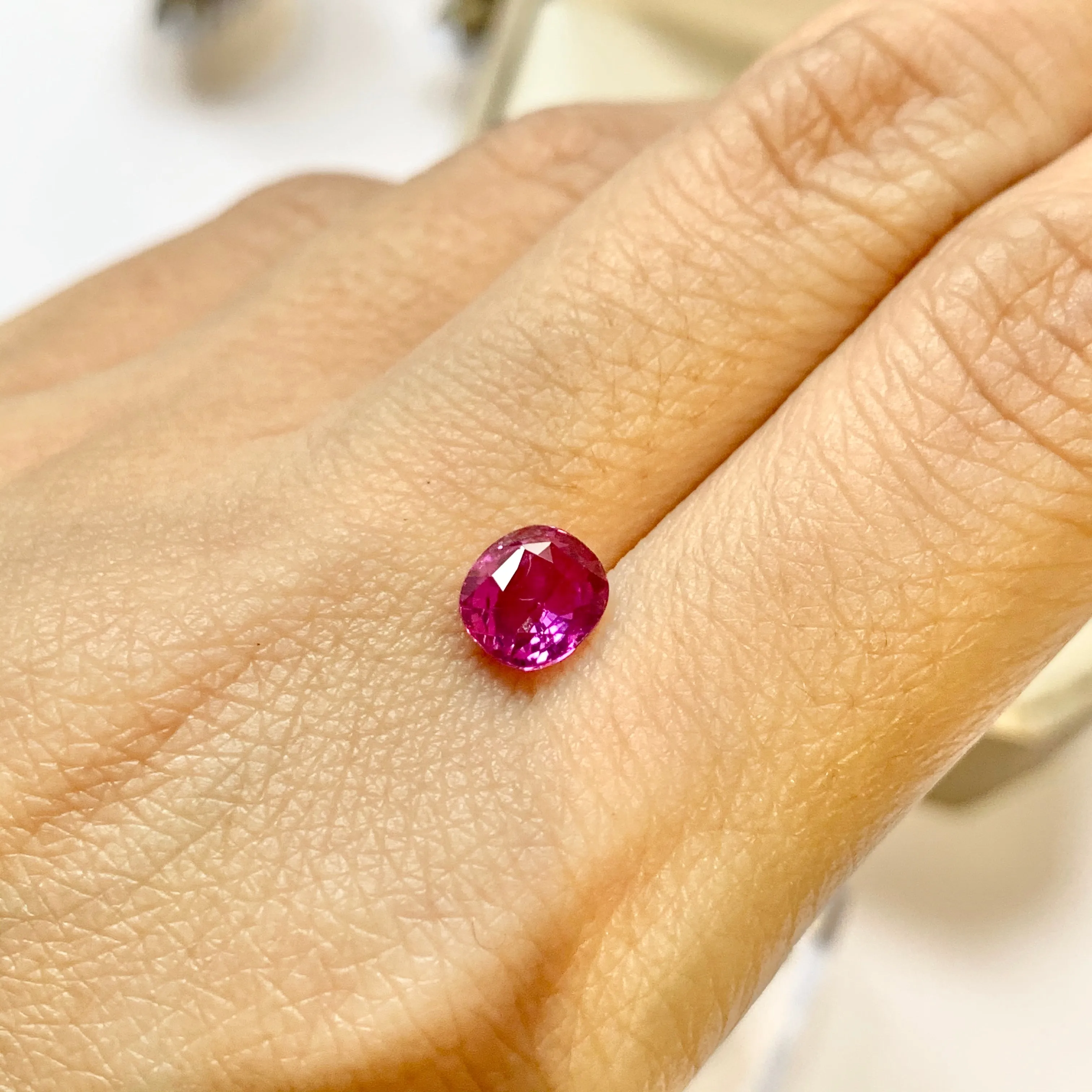 1.50ct Cushion Natural Pink Sapphire No.12006