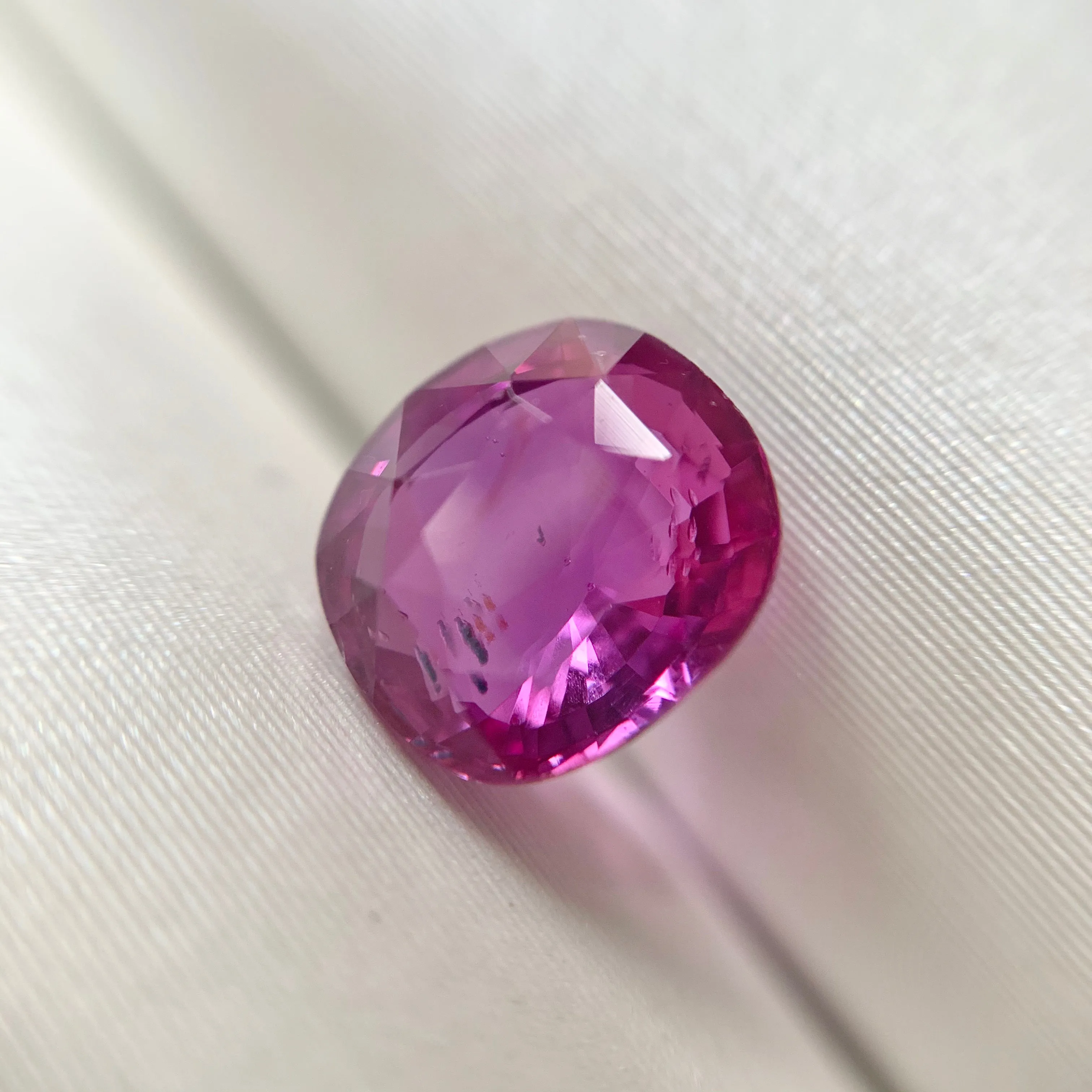 1.50ct Cushion Natural Pink Sapphire No.12006