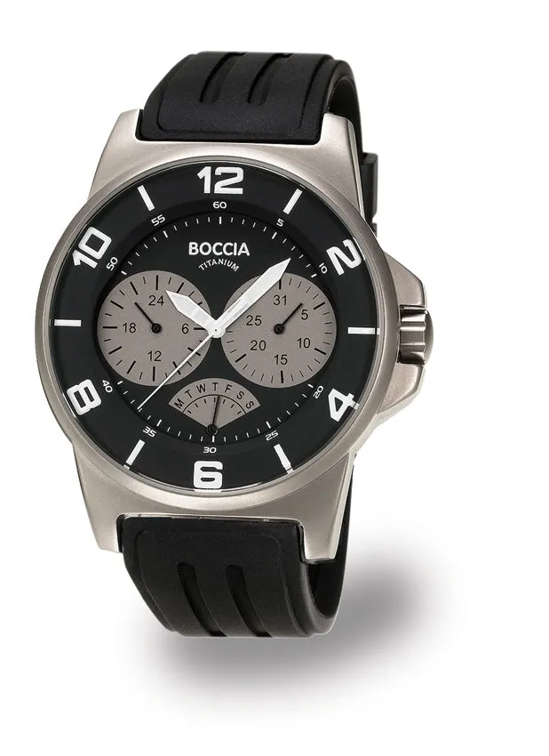 3536-01 Mens Boccia id. Titanium Watch