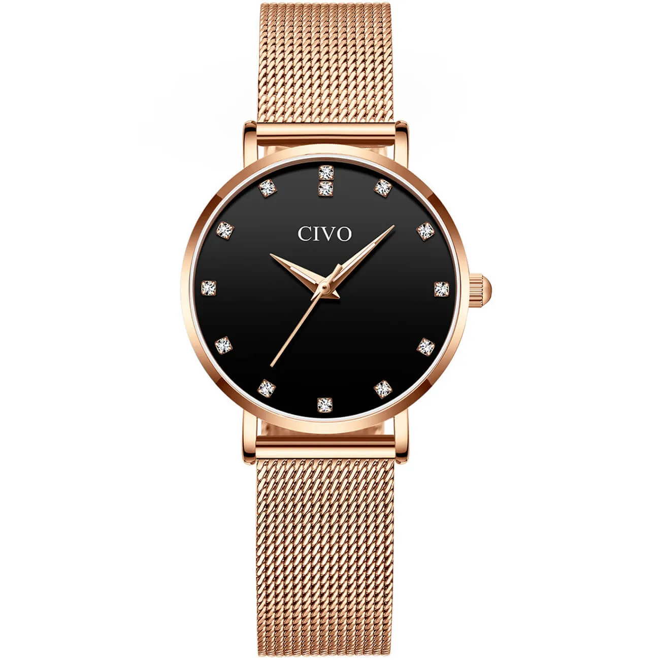 8055C | Quartz Women Watch | Mesh Band