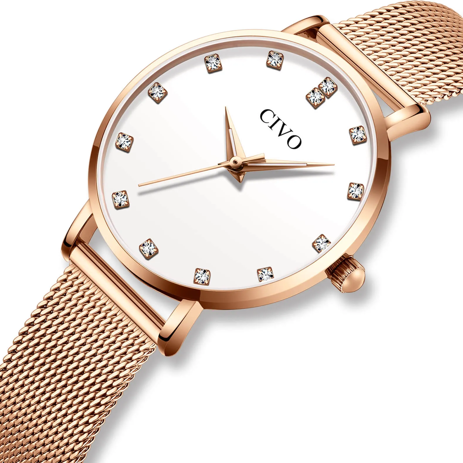 8055C | Quartz Women Watch | Mesh Band