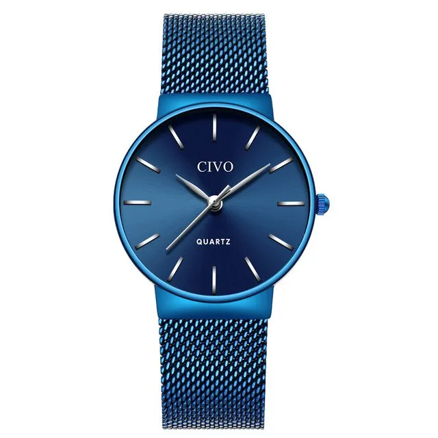 8068C | Quartz Women Watch | Mesh Band