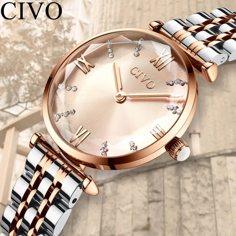 8095C | Quartz Women Watch | Stainless steel Band