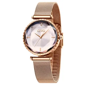 8116C | Quartz Women Watch | Mesh Band