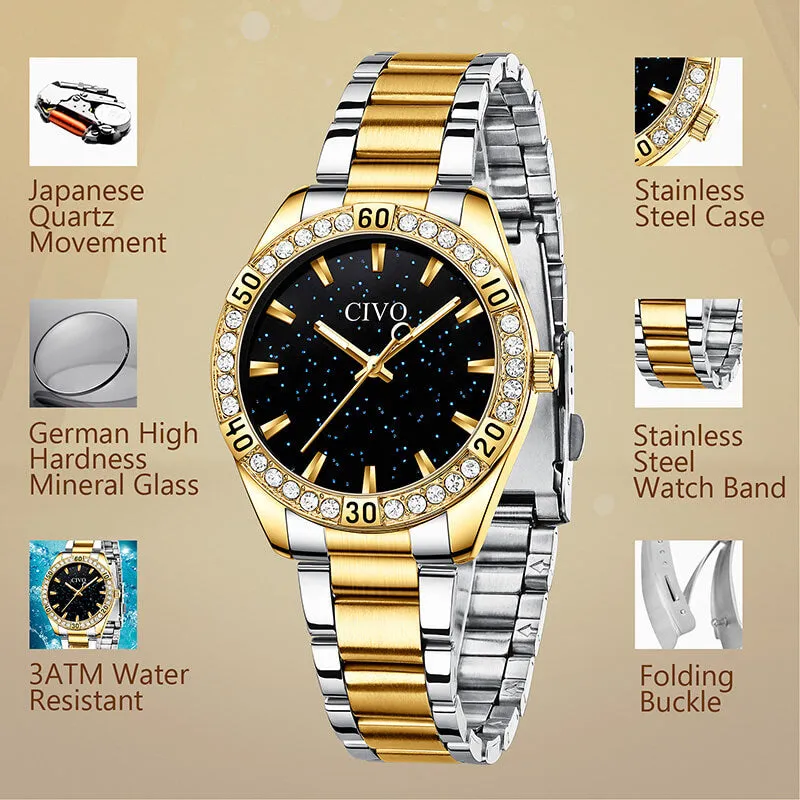 8118C | Quartz Women Watch | Stainless steel Band