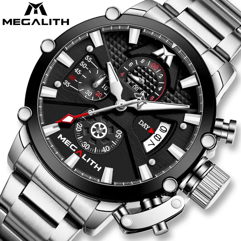 8219M | Quartz Men Watch | Stainless Steel Band