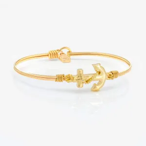 Anchor Bangle Bracelet