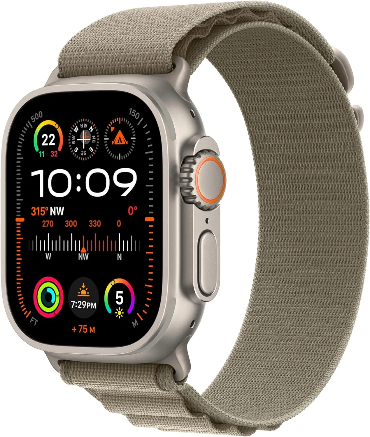 Apple Watch Ultra 2 GPS   Cellular 49mm Titanium Case with Alpine Loop