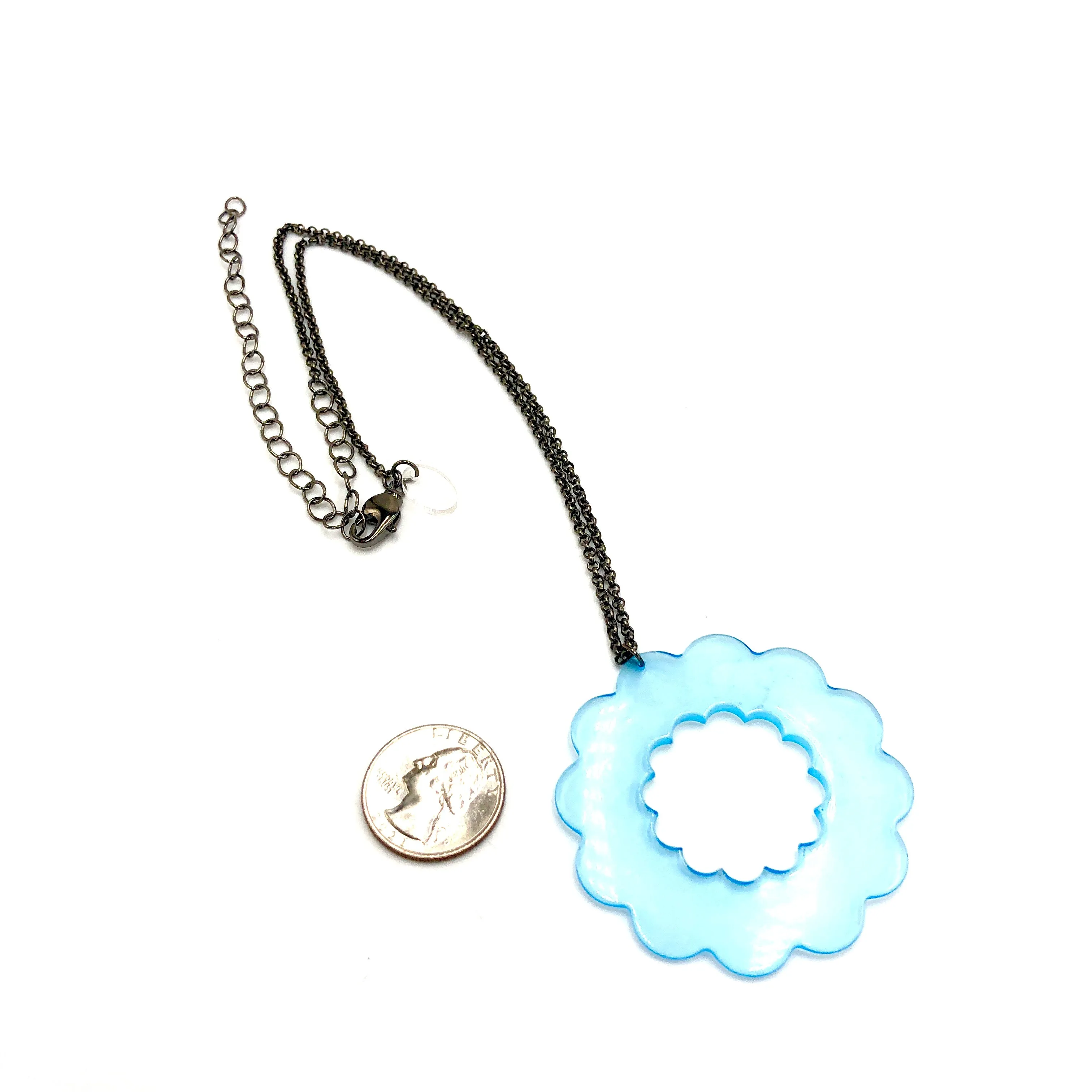 Aqua Florella Necklace