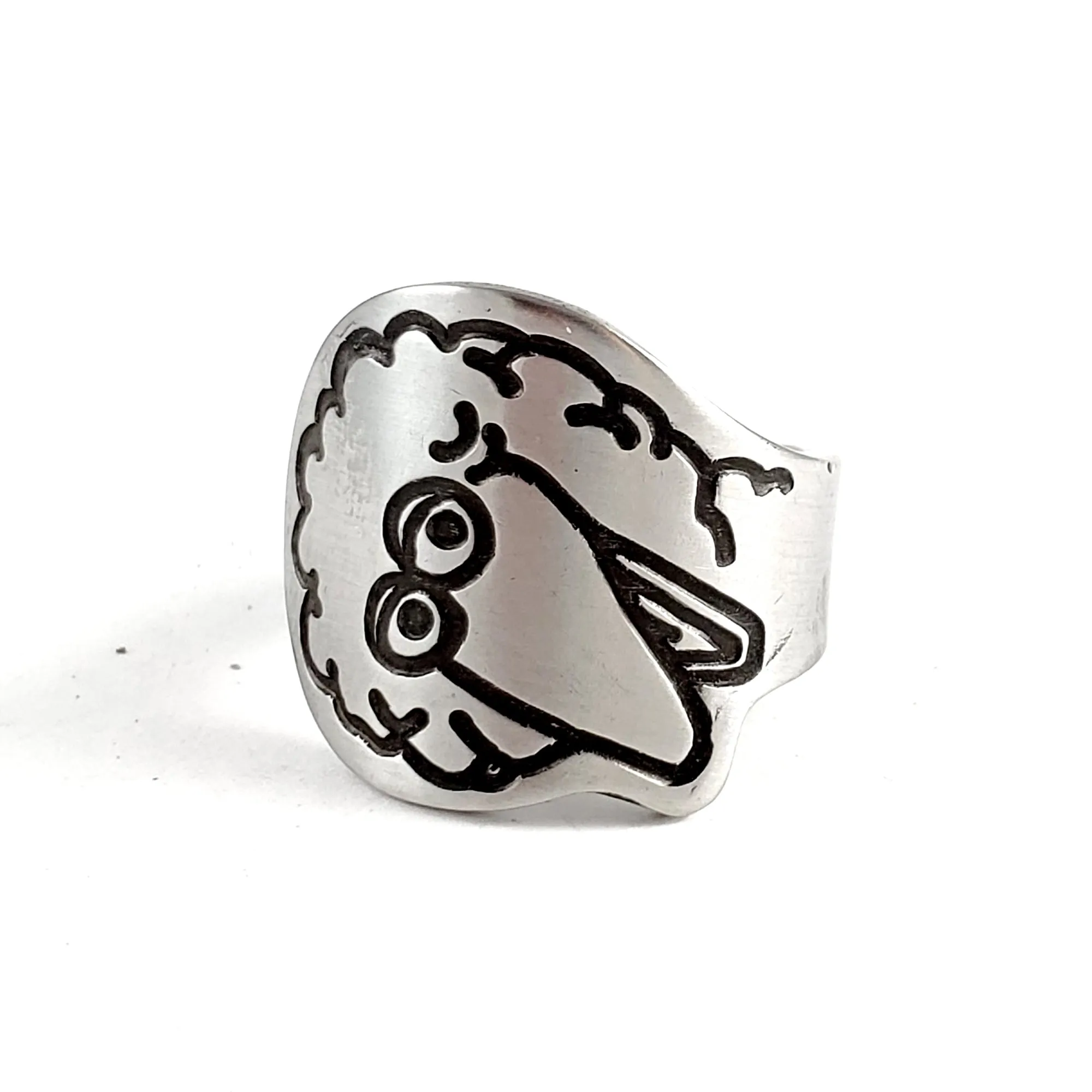 Big Bird Stainless Steel Spoon Ring