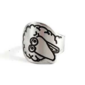 Big Bird Stainless Steel Spoon Ring