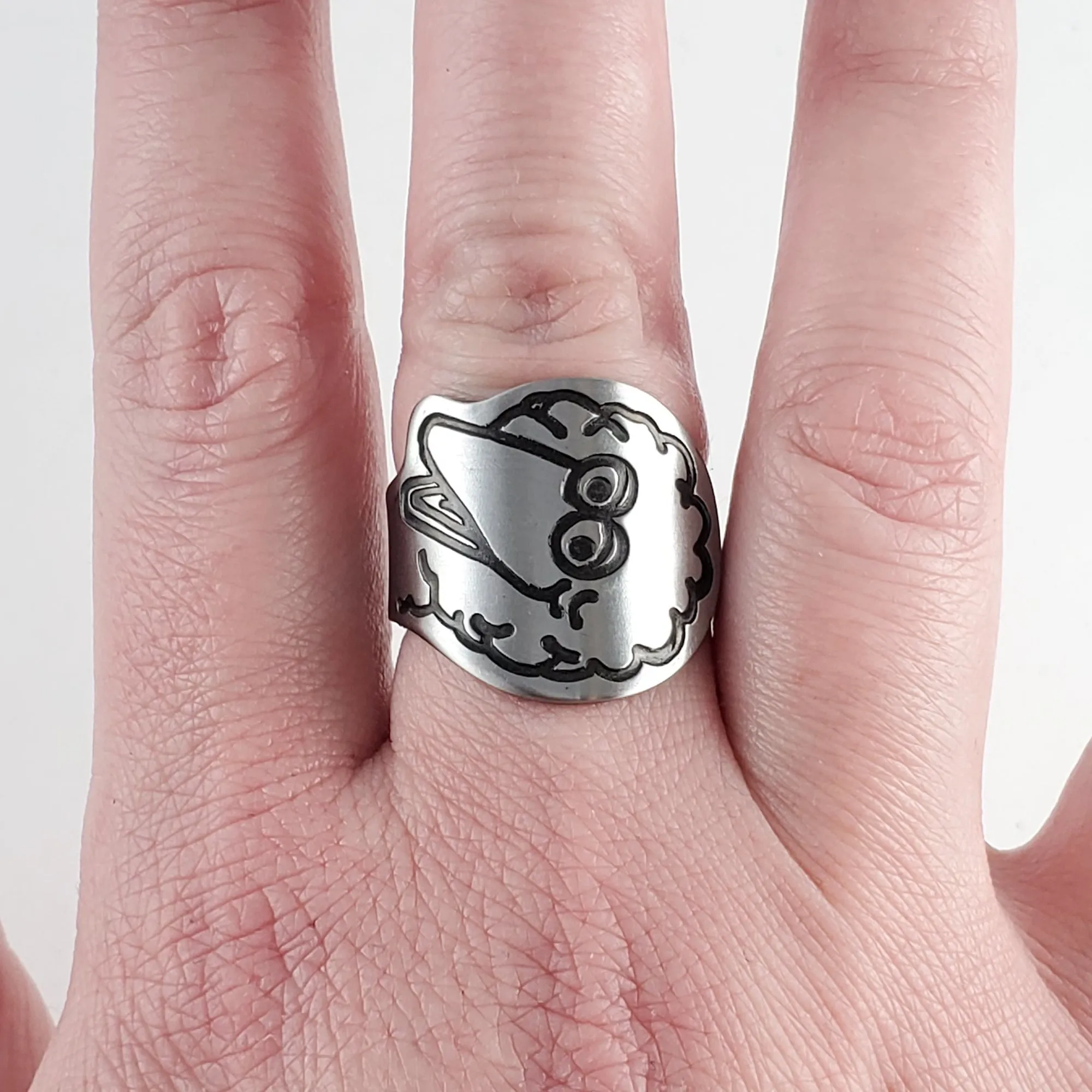 Big Bird Stainless Steel Spoon Ring