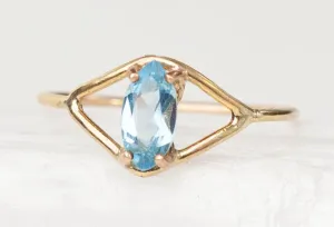 Blue Topaz Kassia Ring