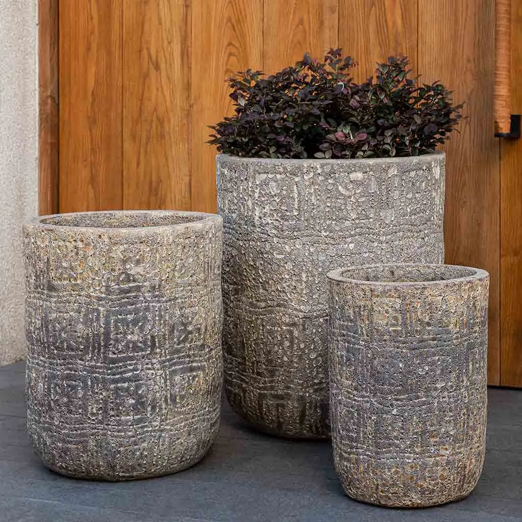 Campania International Eero Planter in Angkor set of 3