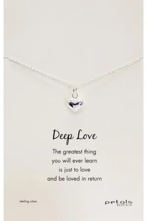 Deep Love Heart Necklace | Multi