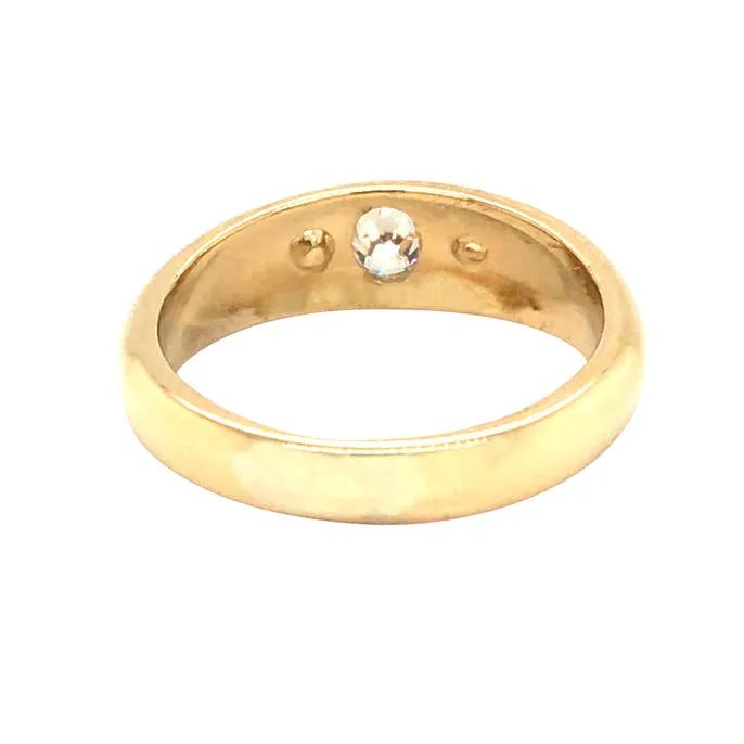 Diamond & Pearl Gold Ring