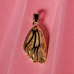 Diamond Butterfly Wing Charm Anti-Tarnish | Size: 22mm | 1PC