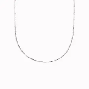 Diamond Cut Silver Beaded Chain - Arendal