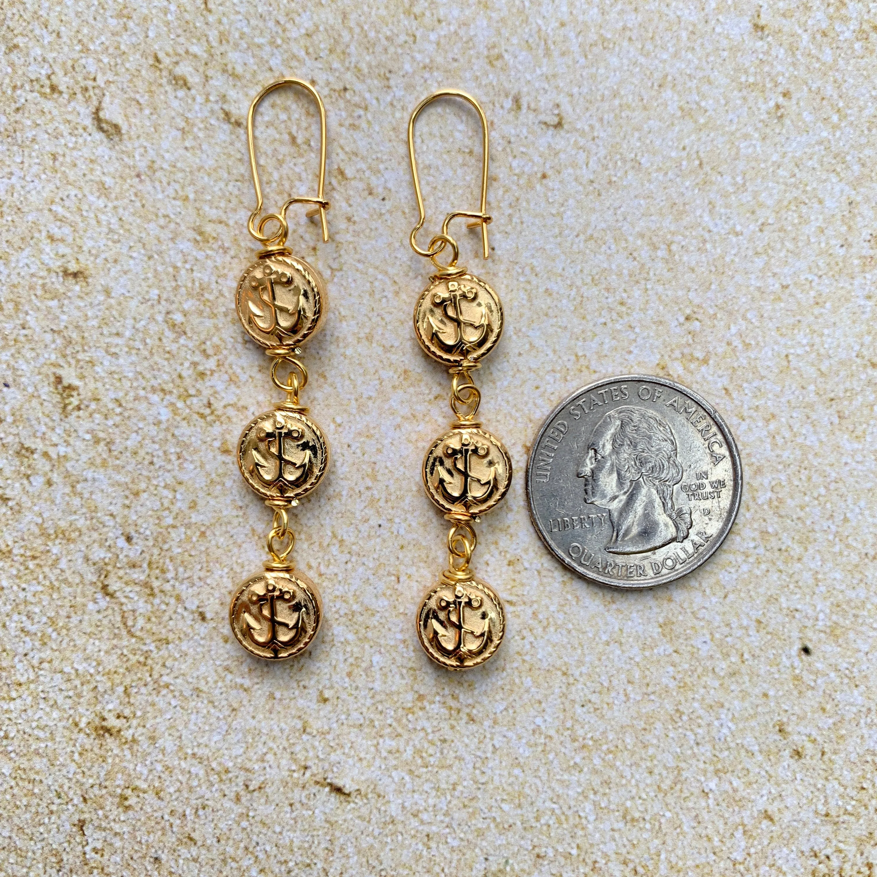 Drop Anchor Earrings