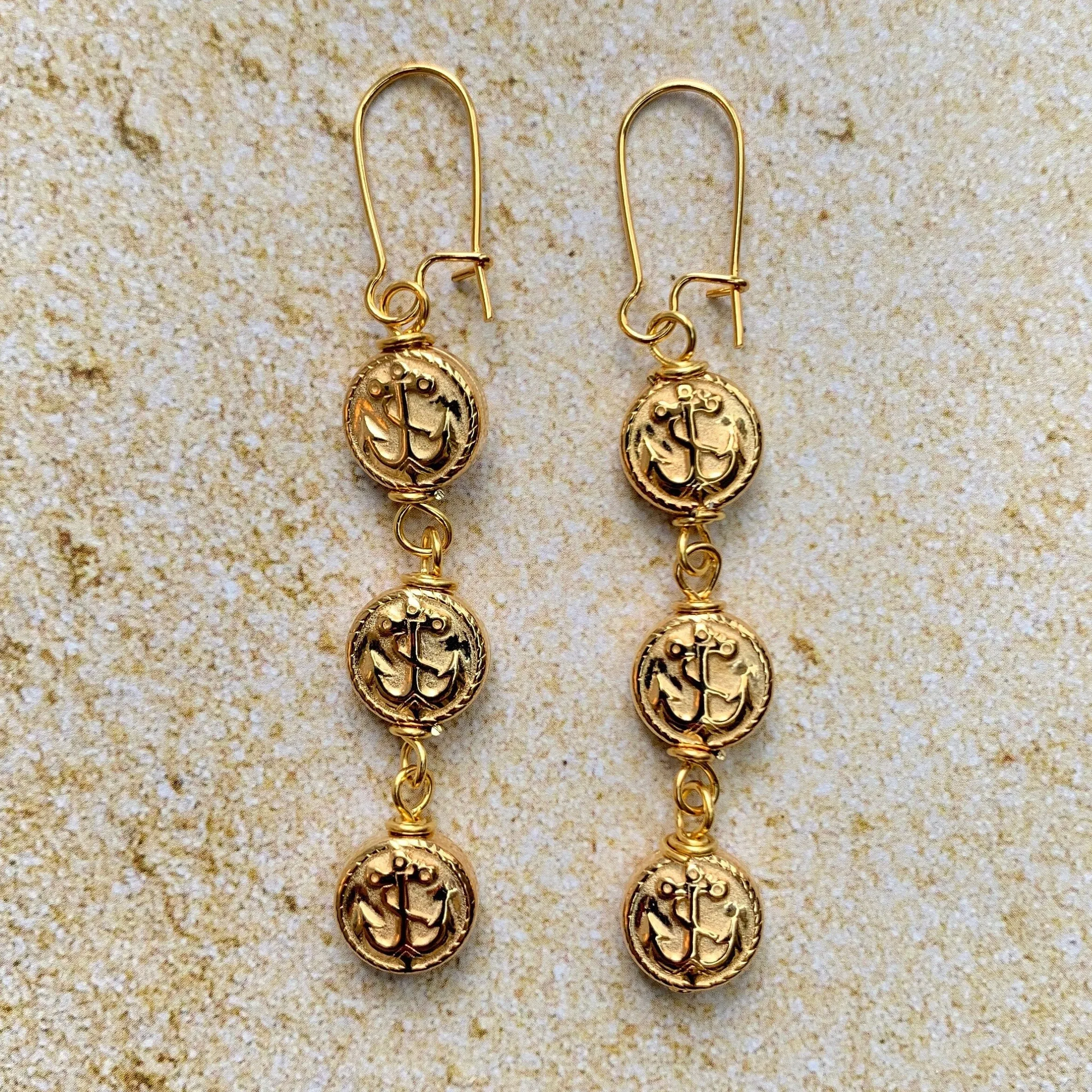 Drop Anchor Earrings