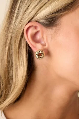 Endearing Elegance Gold Earrings