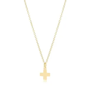 Enewton  16" necklace gold - signature cross gold charm