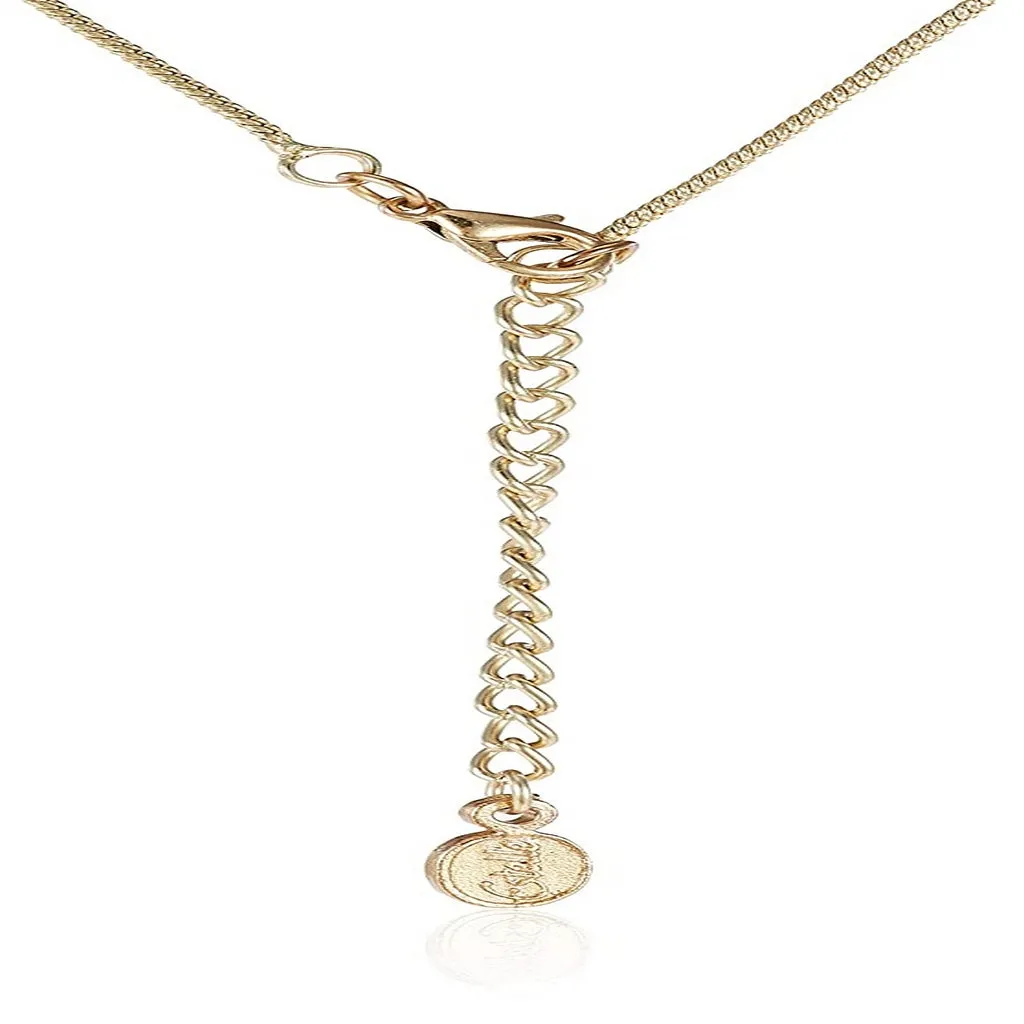 Estele 24 Kt Gold Plated Eiffel Chain Necklaces for women