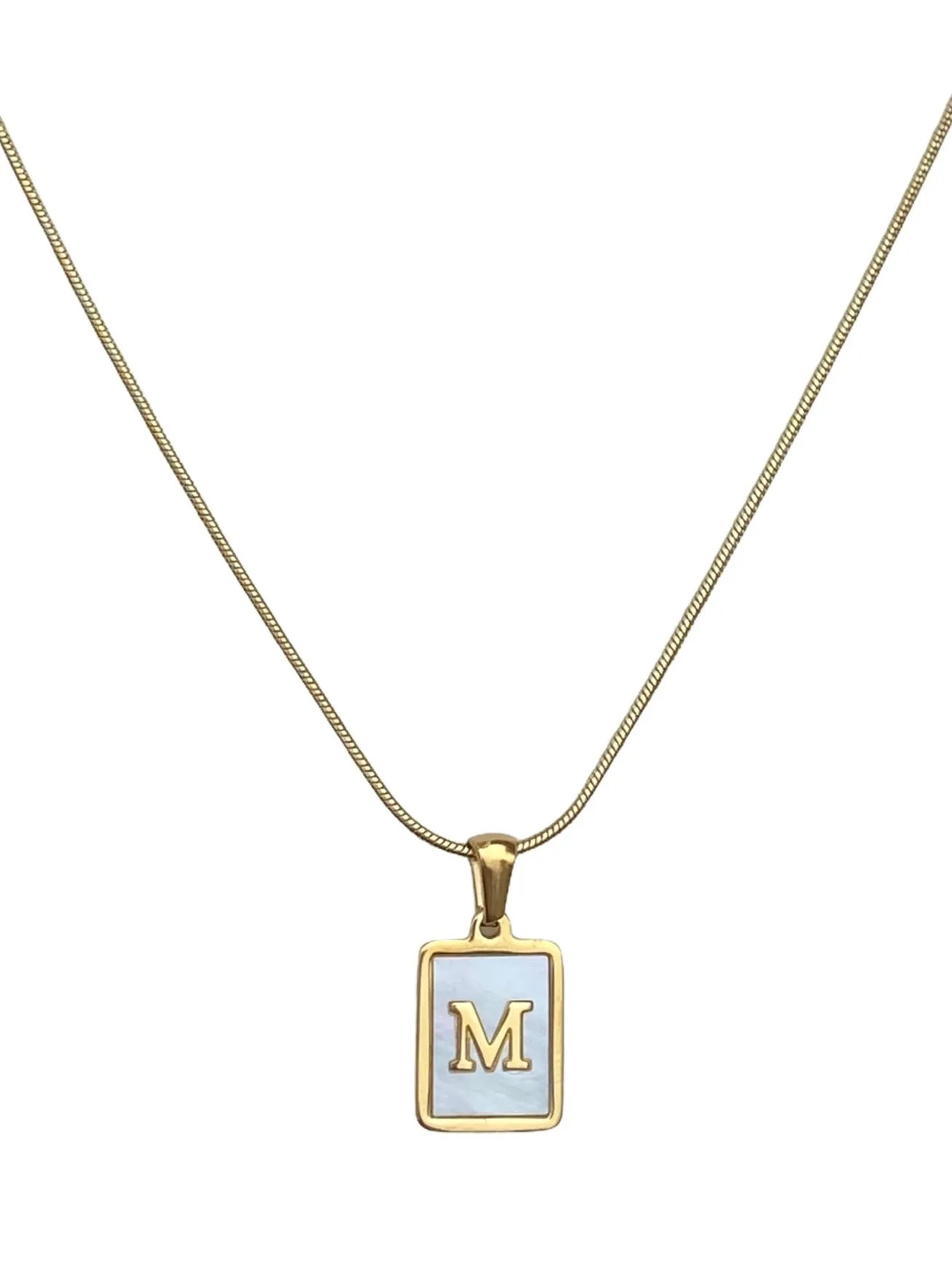 Free Agent Initial Necklace