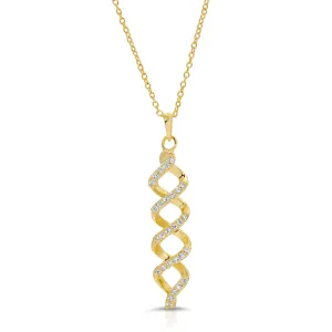 Gold Spiral Necklace