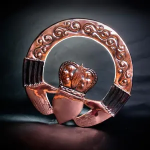 Handmade Copper Claddagh