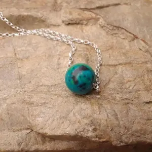 Intention Necklace By Elizabeth Designs Chrysocolla