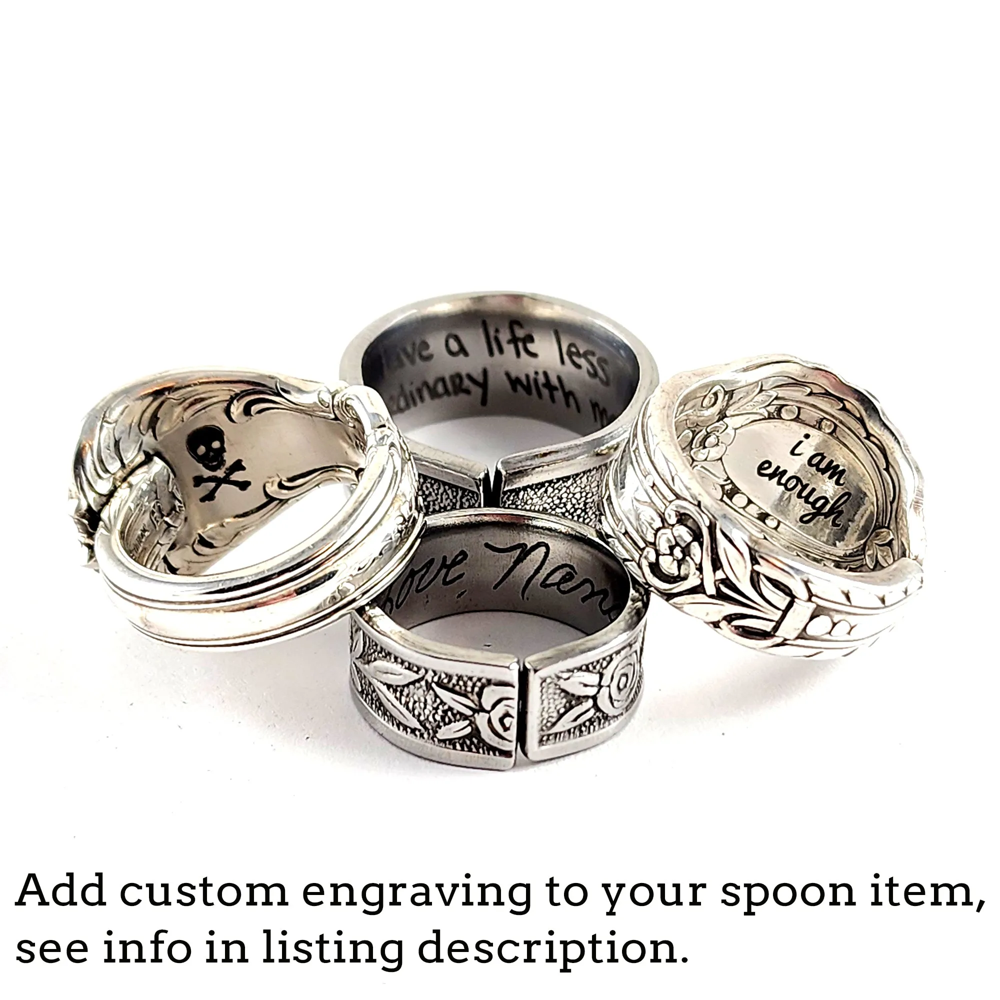 International Rose Demitasse Spoon Ring