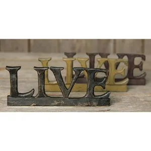 *(Live Resin Sign - 6.24" - 3 Asst) (Pack of 2)