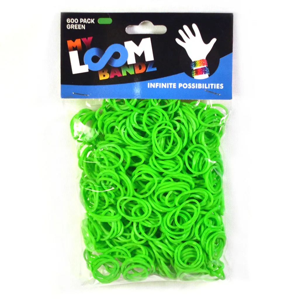 My LoomBandz Refill Pack-Solid-600ct