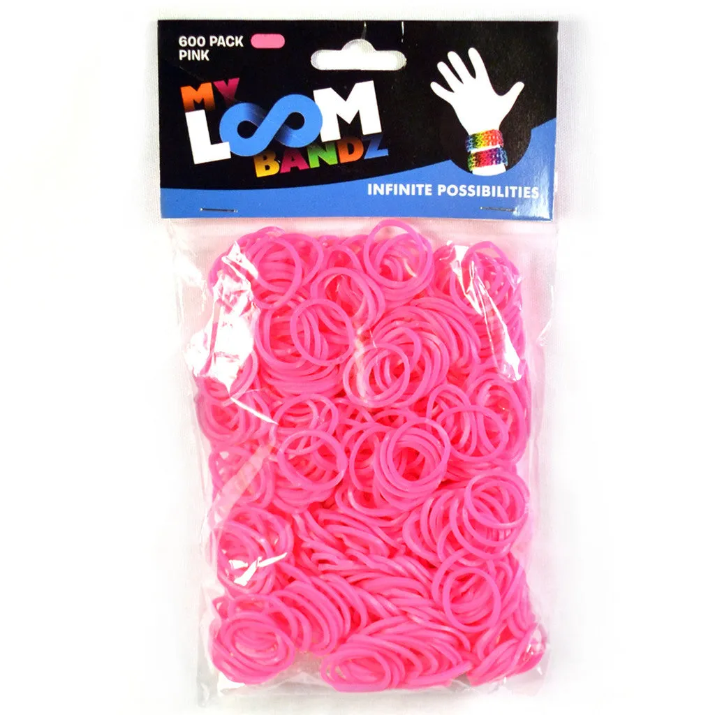 My LoomBandz Refill Pack-Solid-600ct