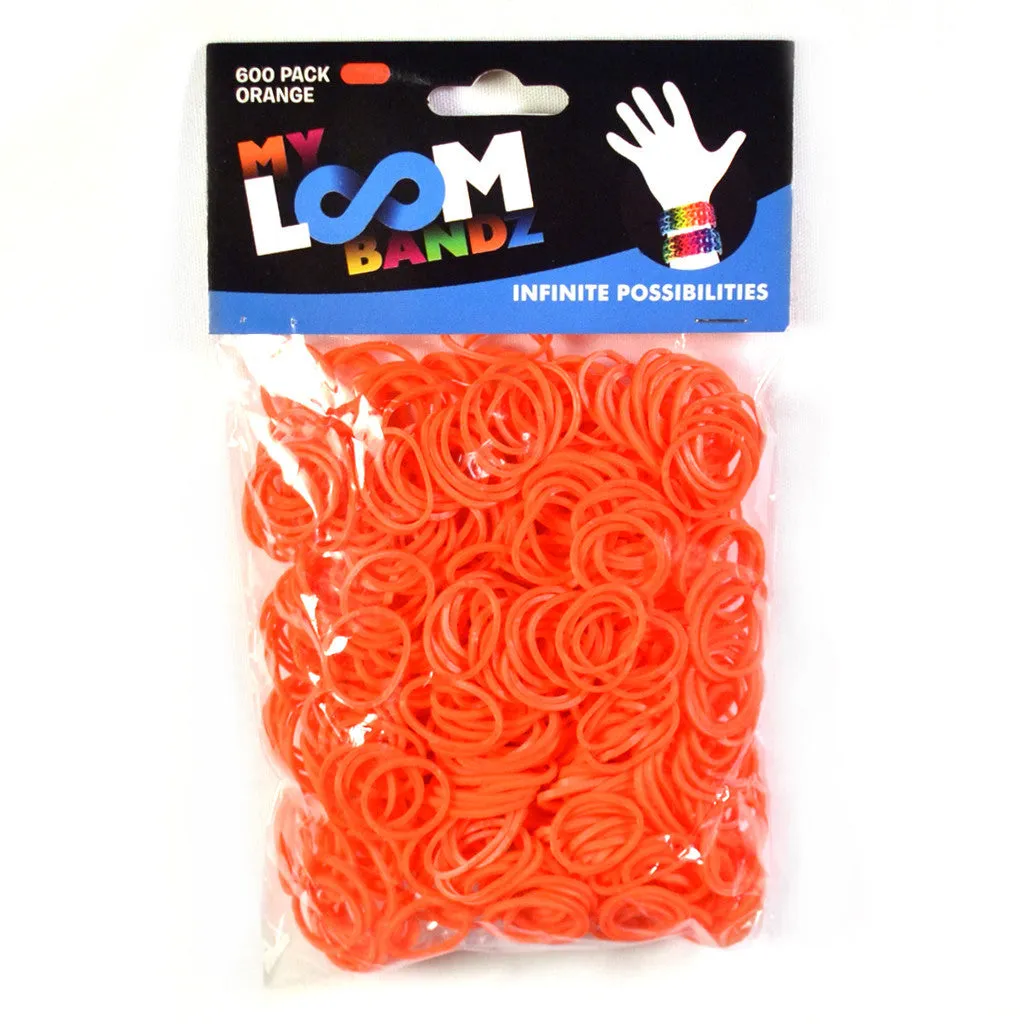 My LoomBandz Refill Pack-Solid-600ct