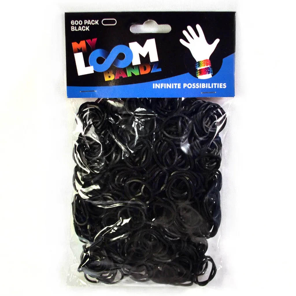 My LoomBandz Refill Pack-Solid-600ct