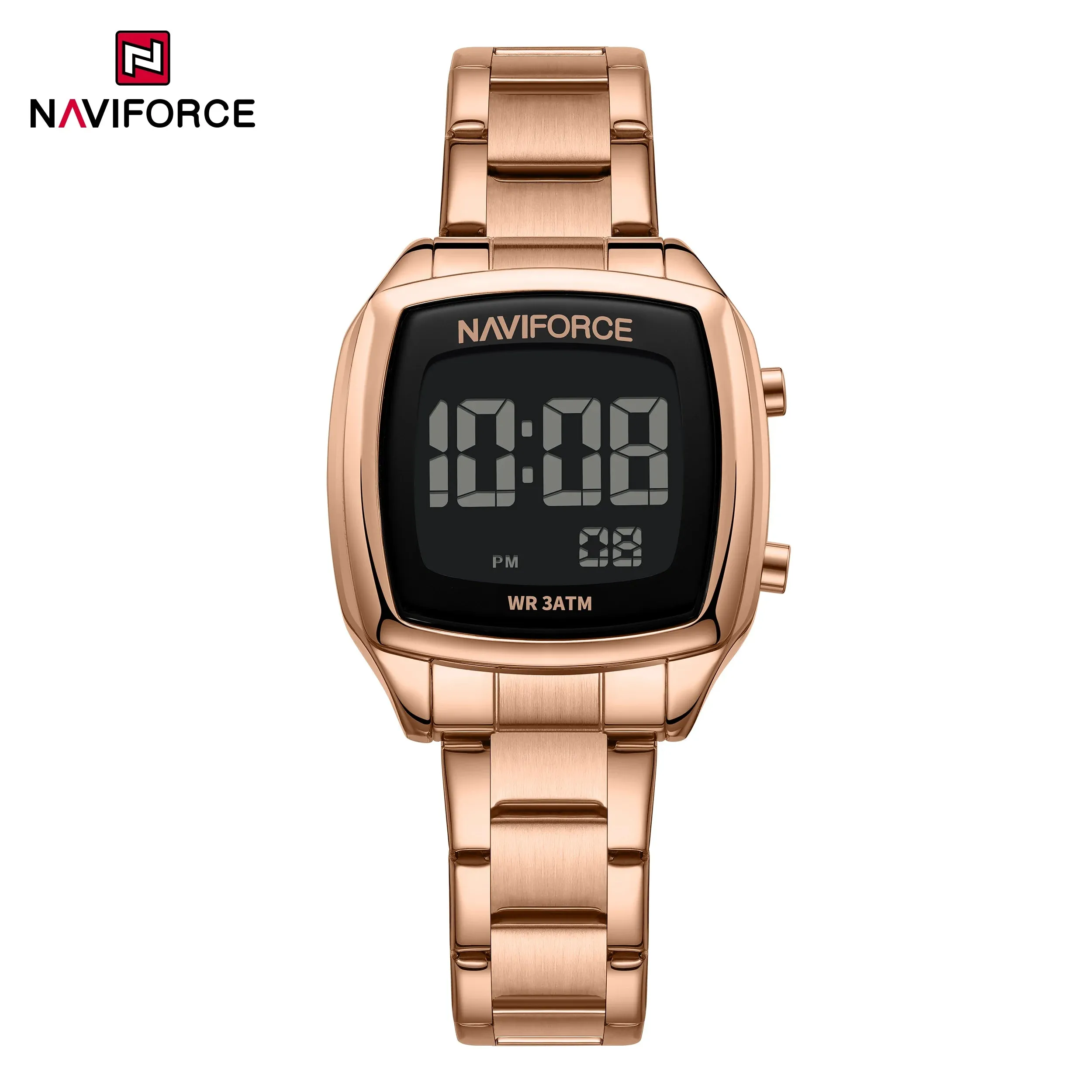 NAVIFORCE NF5047 New Luxury Brand Digital Women Watches Waterproof Luminous Date Ladies Wristwatch Fashion Womens Watches