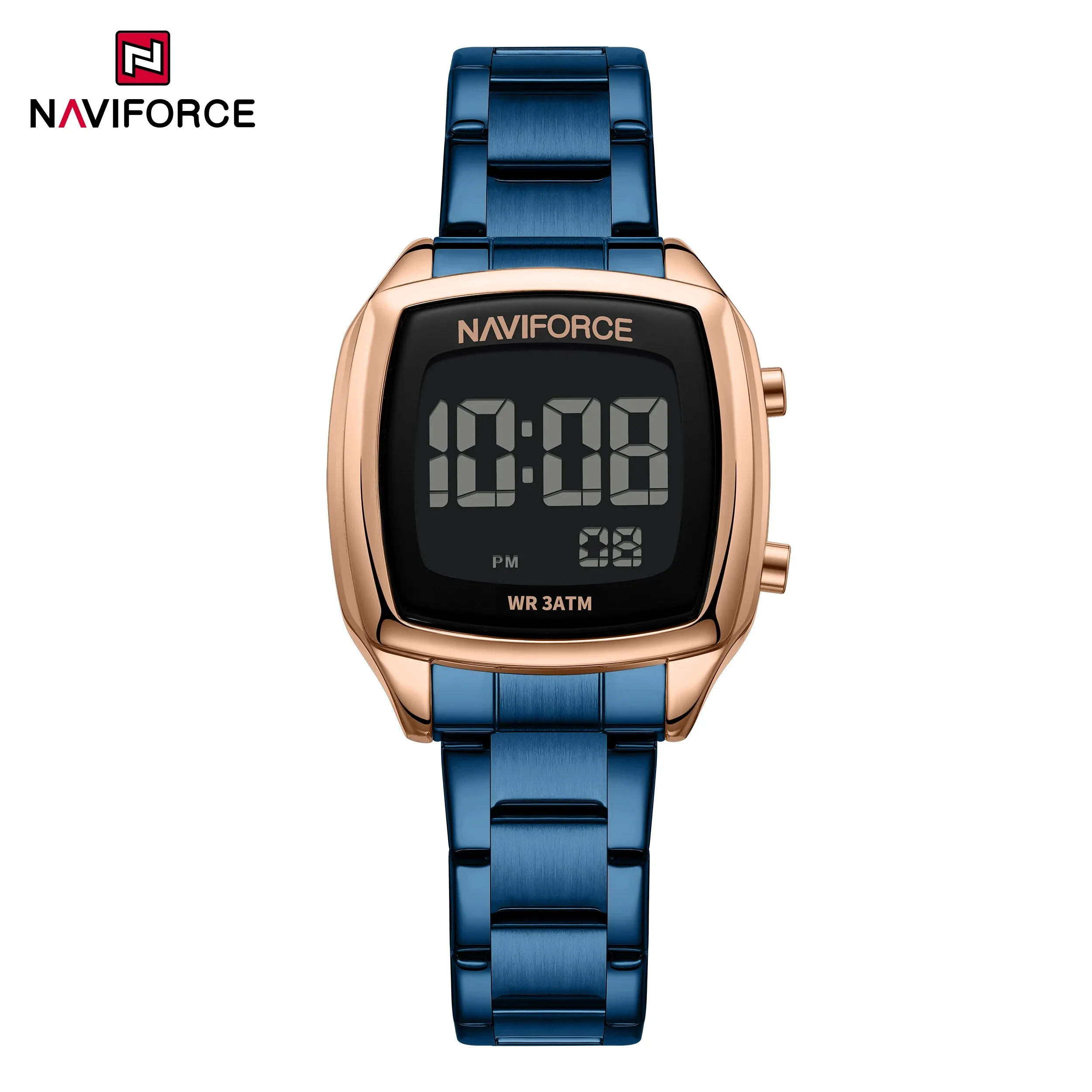 NAVIFORCE NF5047 New Luxury Brand Digital Women Watches Waterproof Luminous Date Ladies Wristwatch Fashion Womens Watches