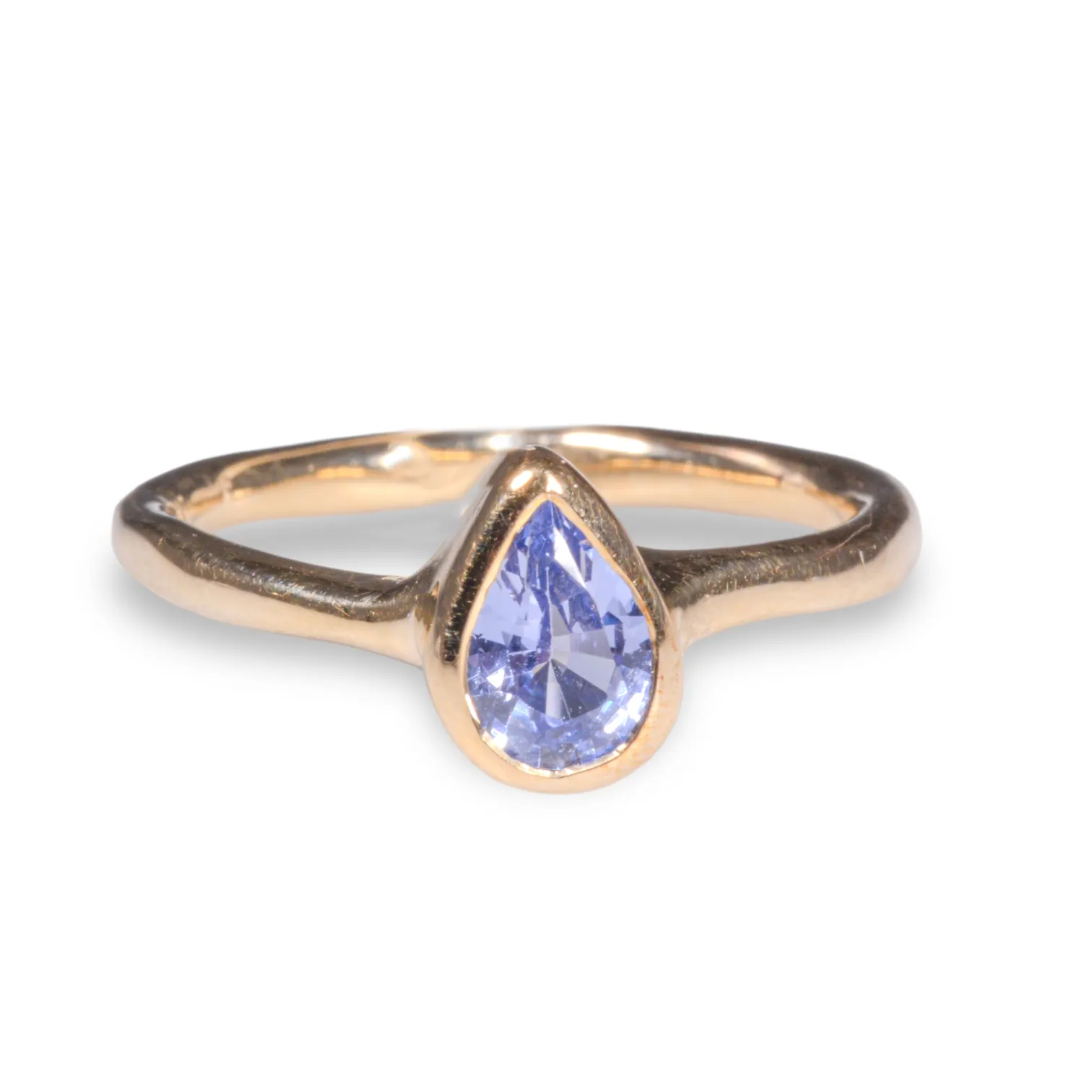 Sapphire Droplet Ring No.28