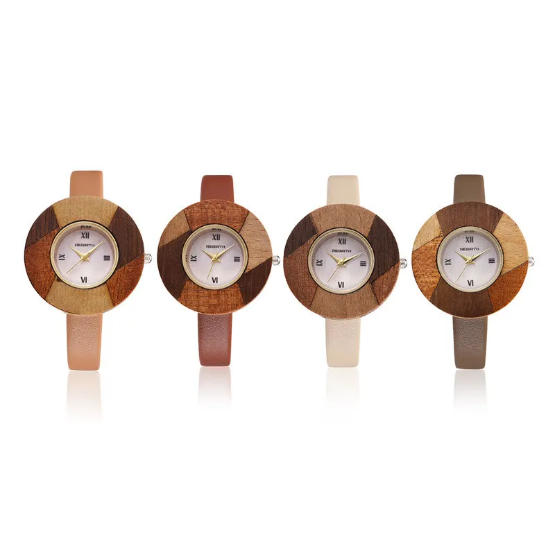 Wooden Analog Wristwatch